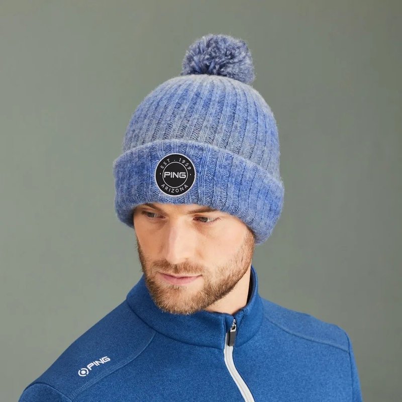 PING Barraclough gorra de invierno para hombre, azul multi