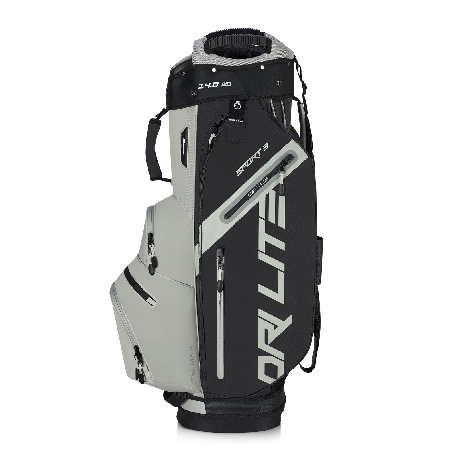 Big Max Dri Lite Sport 3 bolsa de carro, negro/taupe