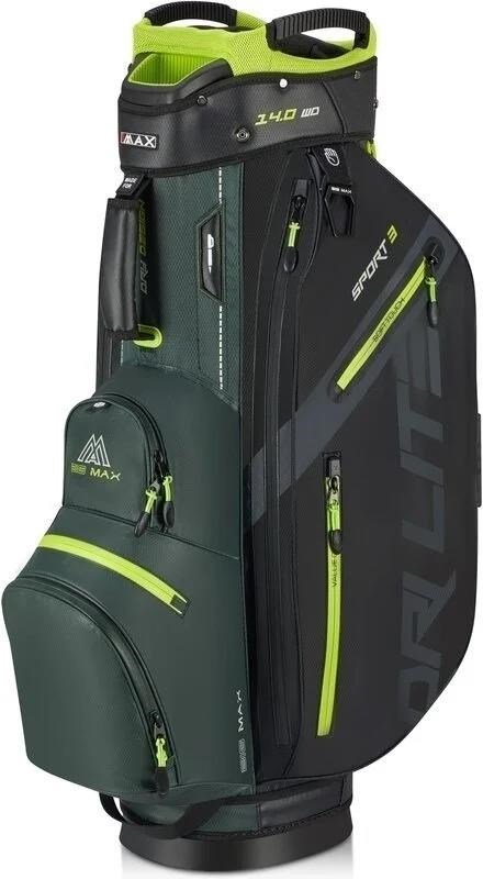 Big Max Dri Lite Sport 3 bolsa de carro, forest green/black/lime