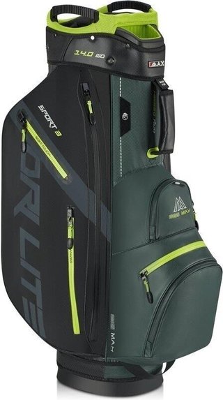 Big Max Dri Lite Sport 3 bolsa de carro, forest green/black/lime
