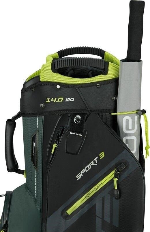 Big Max Dri Lite Sport 3 bolsa de carro, forest green/black/lime
