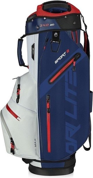 Big Max Dri Lite Sport 3 bolsa de carro, navy/white/red