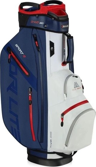 Big Max Dri Lite Sport 3 bolsa de carro, navy/white/red
