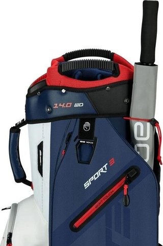 Big Max Dri Lite Sport 3 bolsa de carro, navy/white/red
