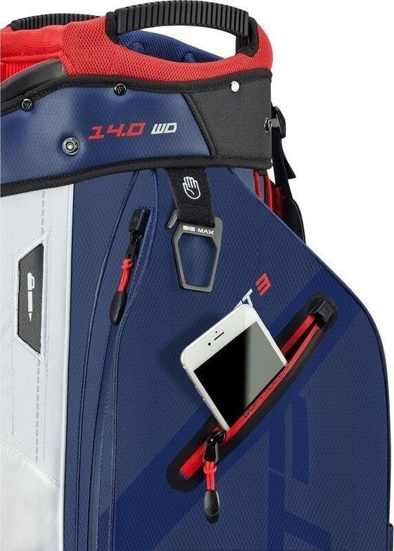 Big Max Dri Lite Sport 3 bolsa de carro, navy/white/red