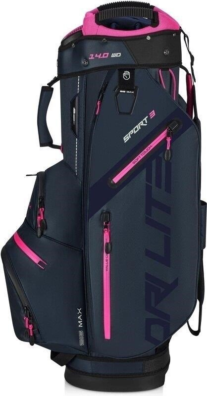 Big Max Dri Lite Sport 3 bolsa de carro, steel blue / fuchsia