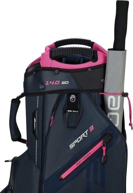 Big Max Dri Lite Sport 3 bolsa de carro, steel blue / fuchsia