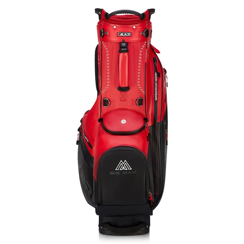 Big Max Dri Lite Hybrid Plus stand bag, rojo/negro