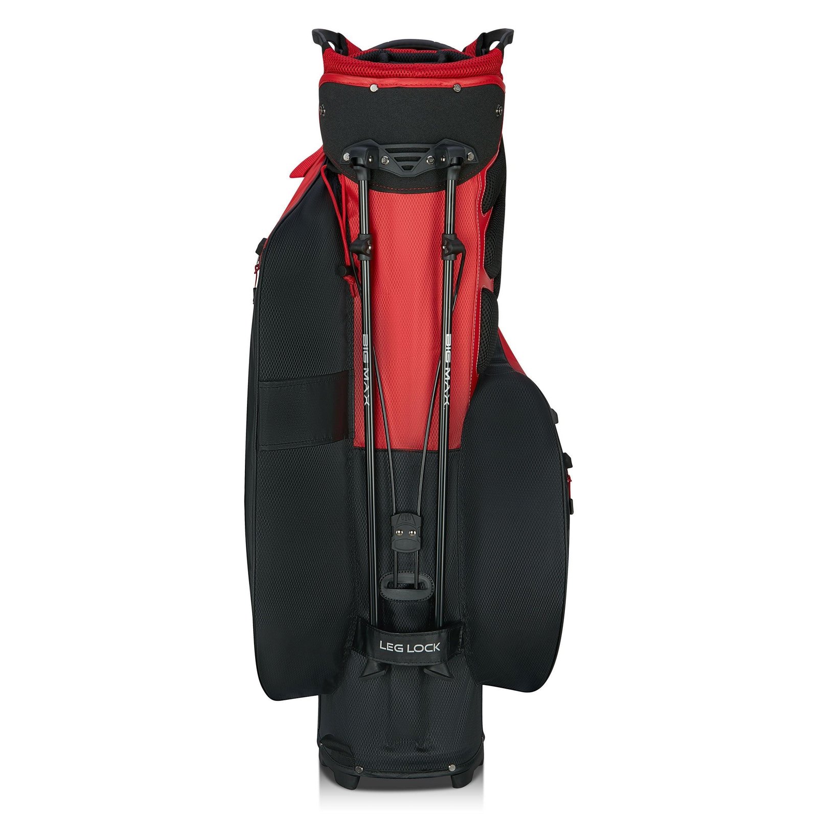 Big Max Dri Lite Hybrid Plus stand bag, rojo/negro