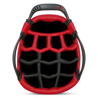Big Max Dri Lite Hybrid Plus stand bag, rojo/negro