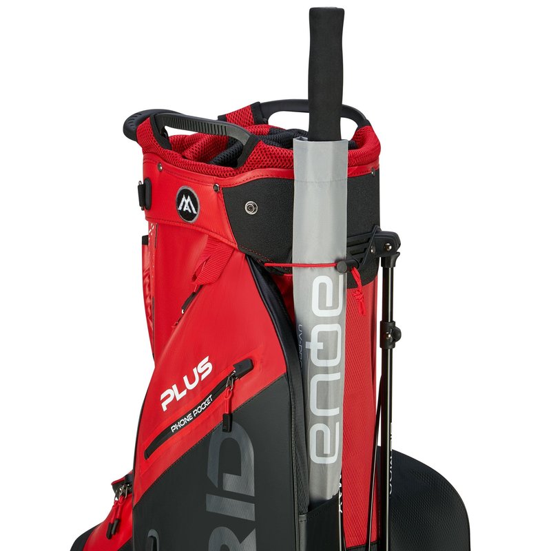 Big Max Dri Lite Hybrid Plus stand bag, rojo/negro