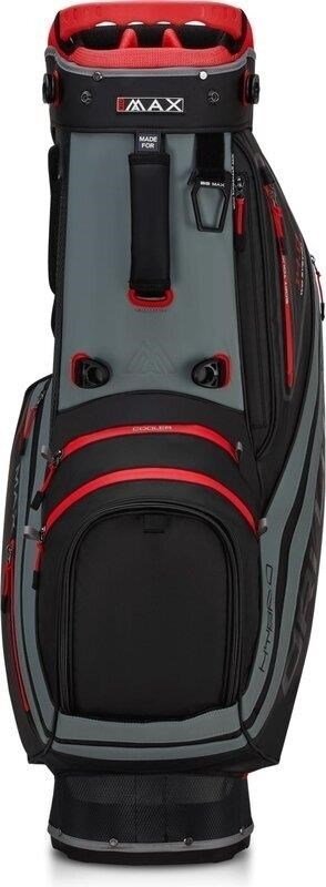 Big Max Dri Lite Hybrid Tour 2 stand bag, negro/carbón/rojo