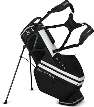 Big Max Dri Lite Hybrid Tour 2 stand bag, negro/blanco roto