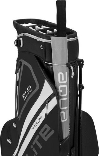 Big Max Dri Lite Hybrid Tour 2 stand bag, negro/blanco roto