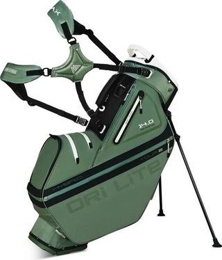 Big Max Dri Lite Hybrid Tour 2 stand bag, verde oliva/negro