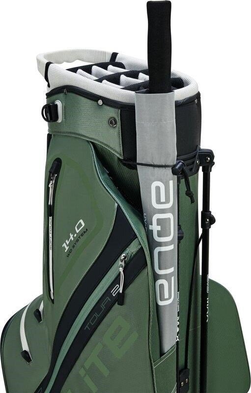 Big Max Dri Lite Hybrid Tour 2 stand bag, verde oliva/negro