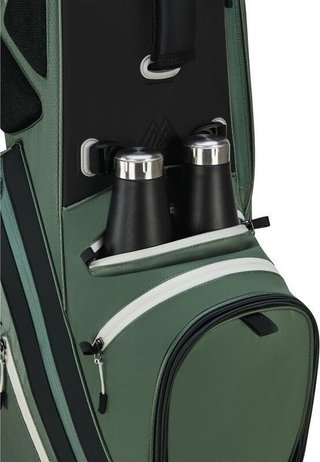 Big Max Dri Lite Hybrid Tour 2 stand bag, verde oliva/negro