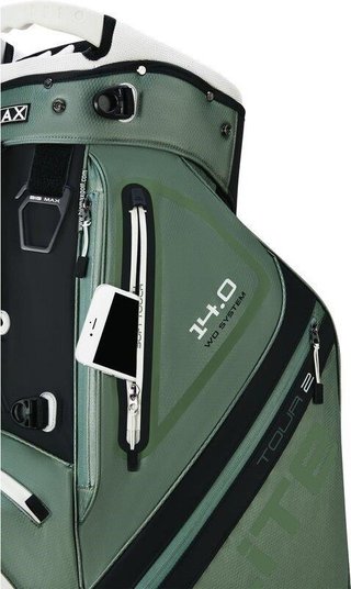 Big Max Dri Lite Hybrid Tour 2 stand bag, verde oliva/negro