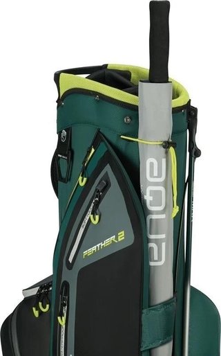 Big Max Dri Lite Feather 2 stand bag, forest green/black/lime