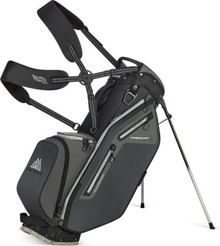 Big Max Dri Lite Feather 2 stand bag, gris/negro