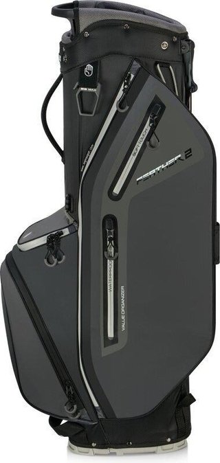 Big Max Dri Lite Feather 2 stand bag, gris/negro