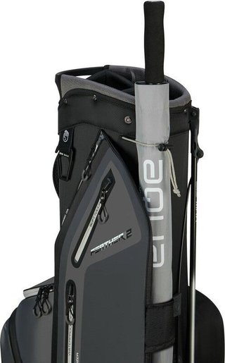Big Max Dri Lite Feather 2 stand bag, gris/negro
