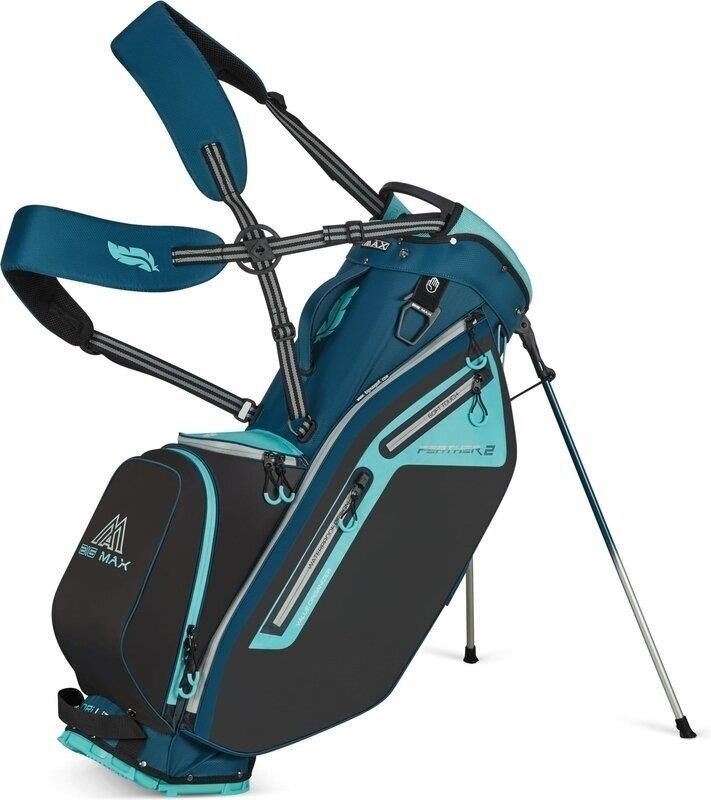 Big Max Dri Lite Feather 2 stand bag, steel blue/petrol/aquatic awe