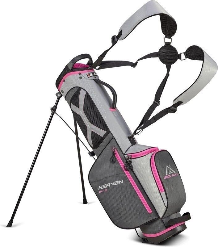 Big Max Big Max HEAVEN Six G bolsa de golf de pie, carbón/plata/fucsia