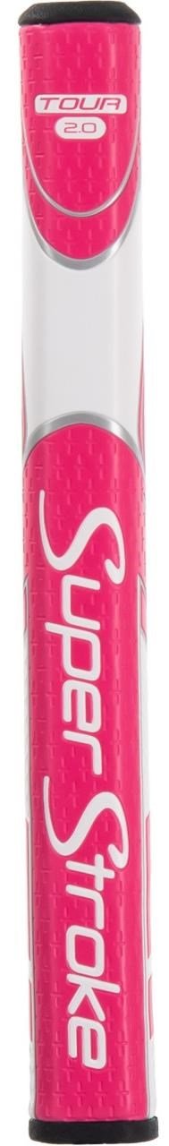 SuperStroke Zenergy Tour 2.0 grip para putter, rosa/blanco