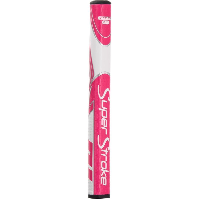 SuperStroke Zenergy Tour 2.0 grip para putter, rosa/blanco