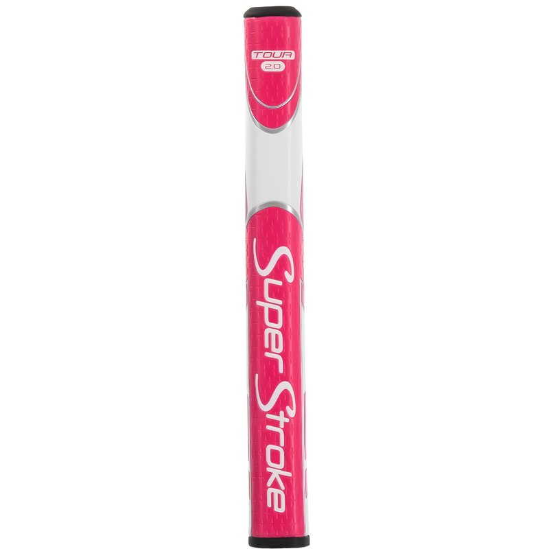 SuperStroke Zenergy Tour 2.0 grip para putter, rosa/blanco