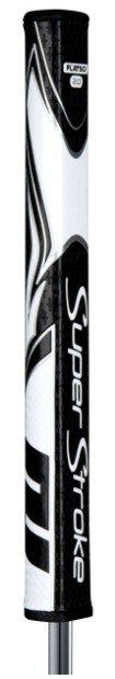 SuperStroke Zenergy Flatso 2.0 grip para putter, negro/blanco