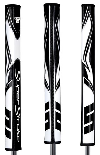SuperStroke Zenergy Flatso 2.0 grip para putter, negro/blanco