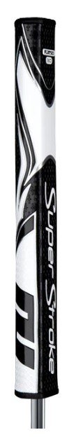 SuperStroke Zenergy Flatso 3.0 grip para putter, negro/blanco