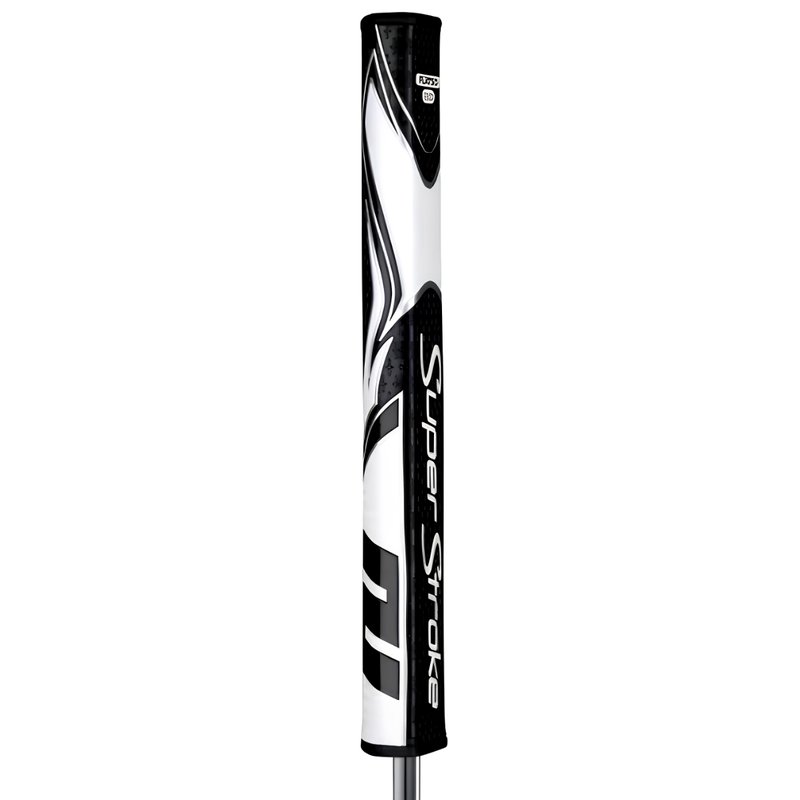 SuperStroke Zenergy Flatso 3.0 grip para putter, negro/blanco