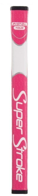 SuperStroke SuperStroke Zenergy Pistol GT Tour grip de putter, rosa/blanco