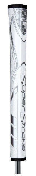 SuperStroke Zenergy Pistol GT 1.0 grip de putter, blanco/plata