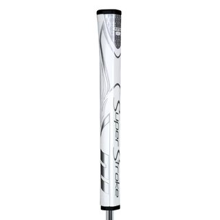 SuperStroke Zenergy Pistol GT 1.0 grip de putter, blanco/plata