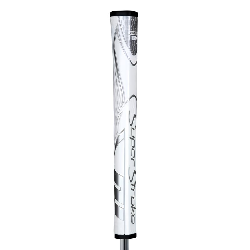 SuperStroke Zenergy Pistol GT 1.0 grip de putter, blanco/plata
