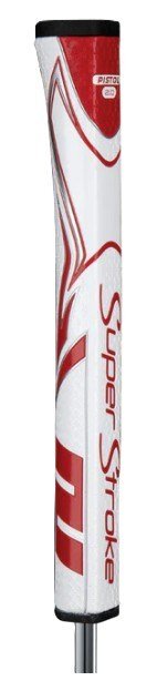 SuperStroke Zenergy Pistol GT 2.0 grip para putter, blanco/rojo