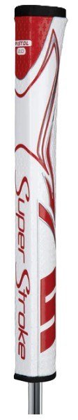 SuperStroke Zenergy Pistol GT 2.0 grip para putter, blanco/rojo