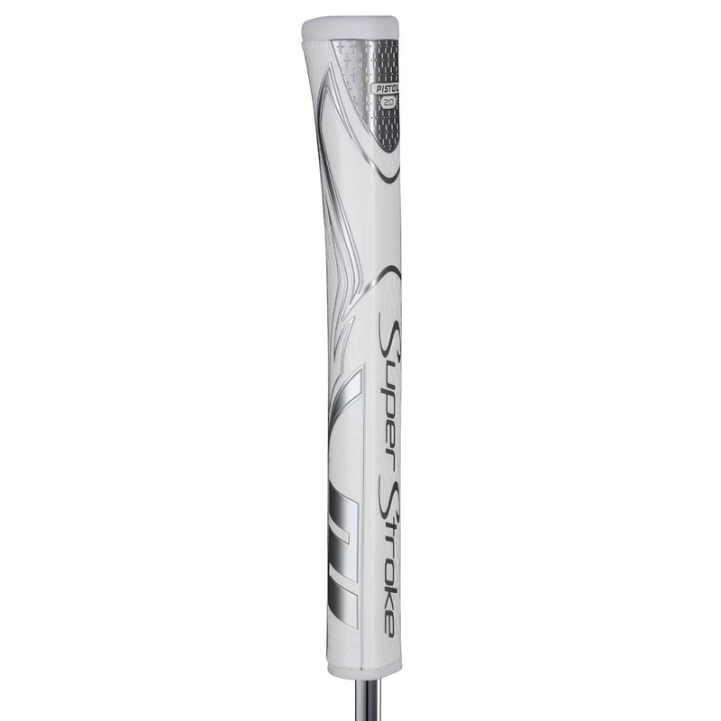 SuperStroke SuperStroke Zenergy Pistol GT 2.0 grip de putter, blanco/plata