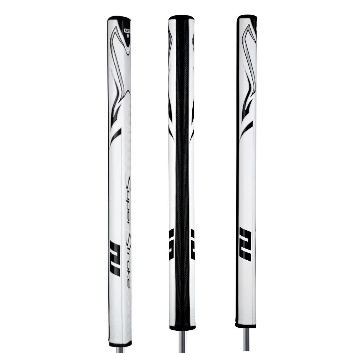 SuperStroke Zenergy Flatso 17" grip de putter, blanco/negro