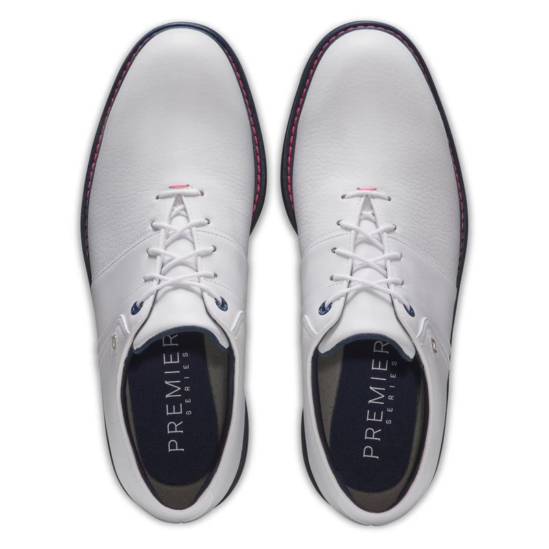 FootJoy Premiere Series Packard zapatos de golf para hombre, blancos