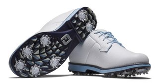 FootJoy Premiere Series - Cypress zapatos de golf para mujer, blanco/azul