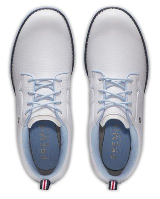 FootJoy Premiere Series - Cypress zapatos de golf para mujer, blanco/azul