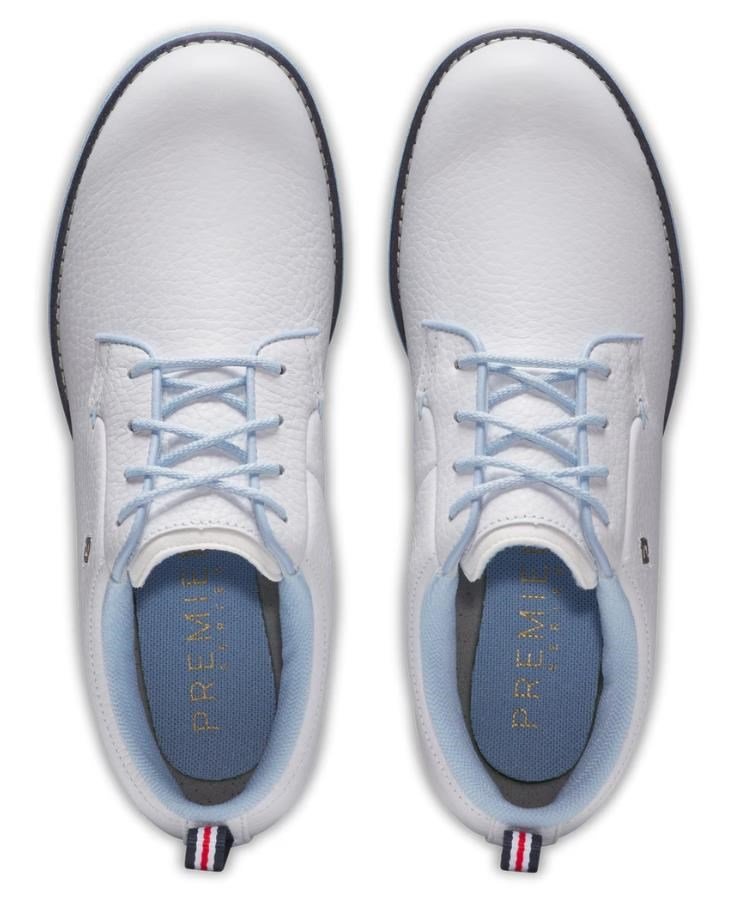 FootJoy Premiere Series - Cypress zapatos de golf para mujer, blanco/azul