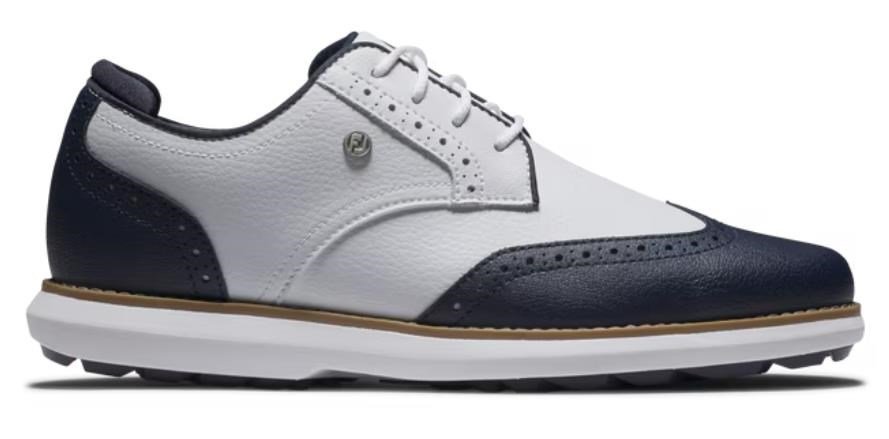 FootJoy FootJoy Traditions Wing Tip zapatos de golf mujer, blanco