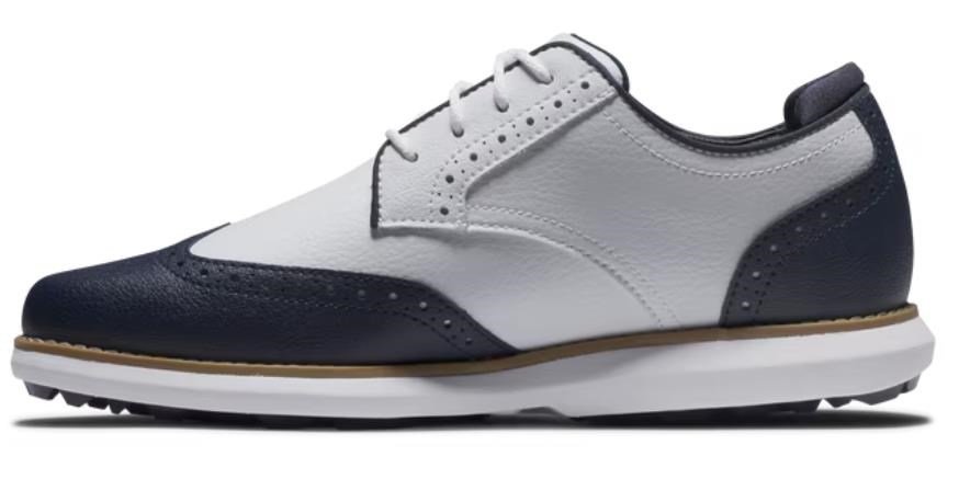 FootJoy FootJoy Traditions Wing Tip zapatos de golf mujer, blanco