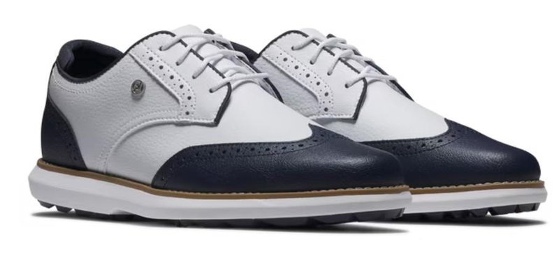 FootJoy FootJoy Traditions Wing Tip zapatos de golf mujer, blanco